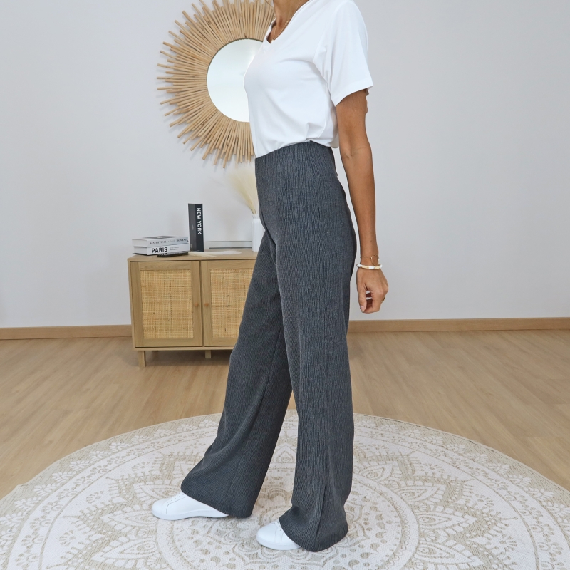 pantalon austin tiffosi gris anthracite porté