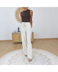 pantalon ruthy tiffosi look avec blouse amora