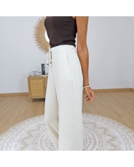 pantalon ruthy femme viscose lin été