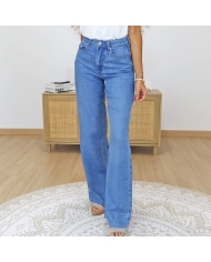 jean flowy femme coupe large élégante