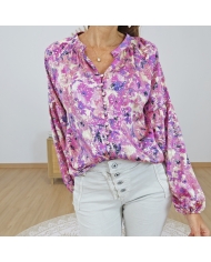 chemisier aurea femme manches longues