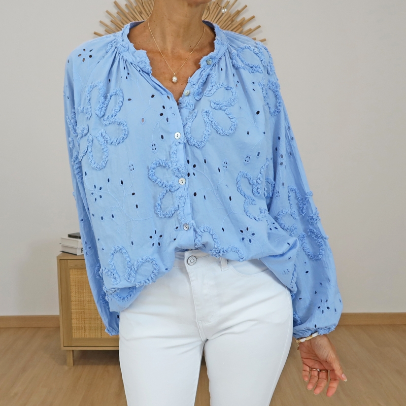 chemisier blossy look bohème chic