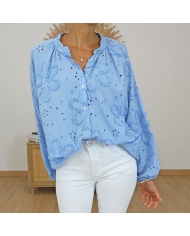 chemisier blossy look bohème chic