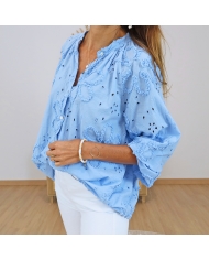 Chemisier BLOSSY bleu