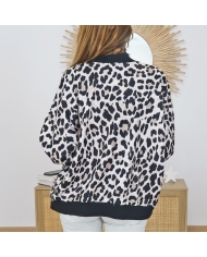 veste leopard femme look casual chic