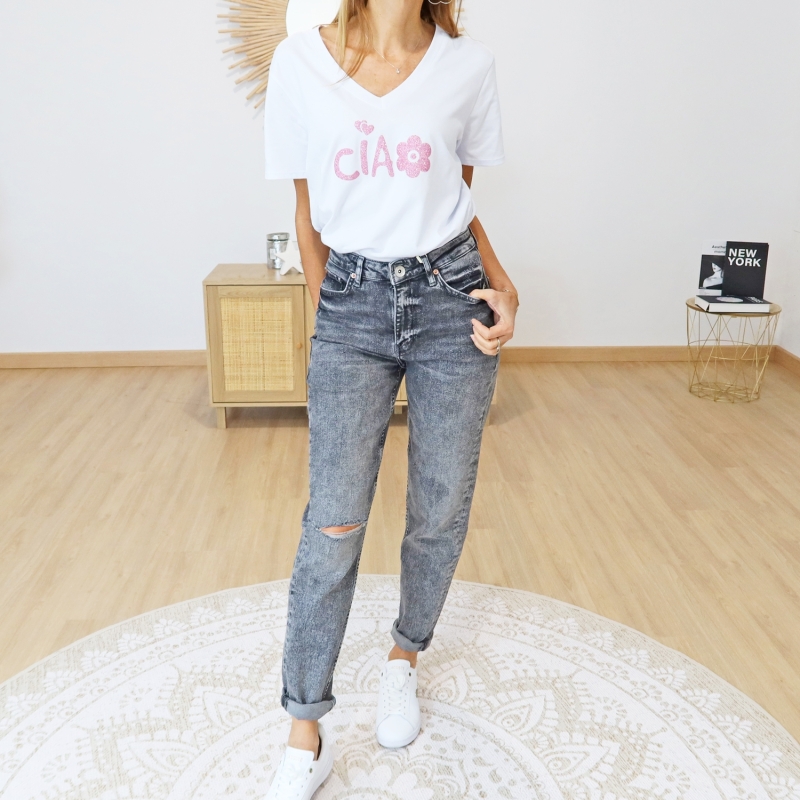 jean femme coupe mom tendance