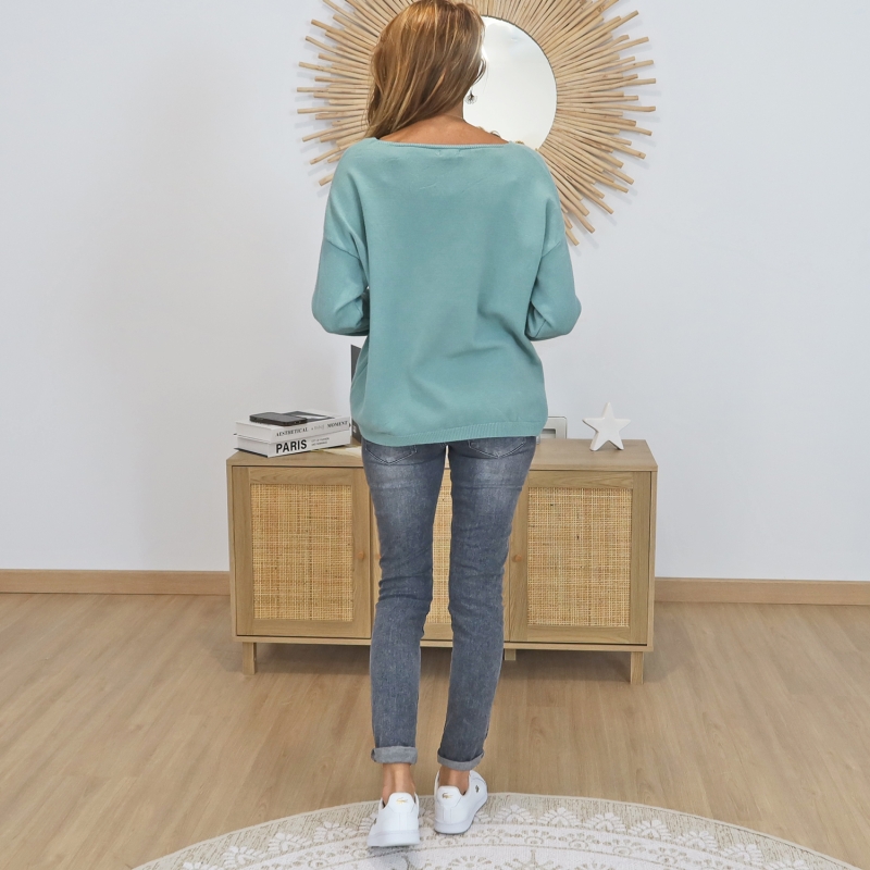 pull doux femme fabrication italienne