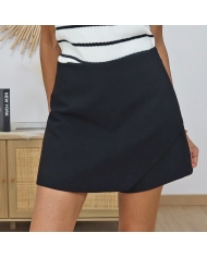 jupe short femme detail zip invisible