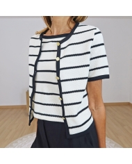 twinset femme detail boutons dores