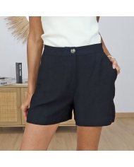 short femme detail poche biais