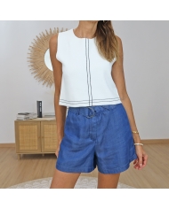 short frances jean fluide femme