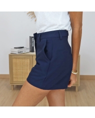 short femme detail poche biais