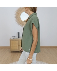 blouse fluide polyester femme ete