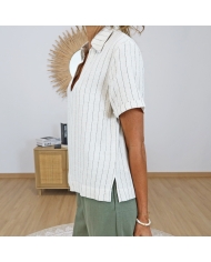 blouse manches courtes fluide femme ete