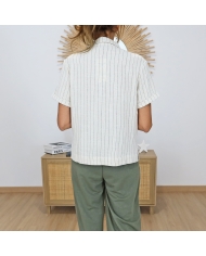 blouse manches courtes fluide femme ete