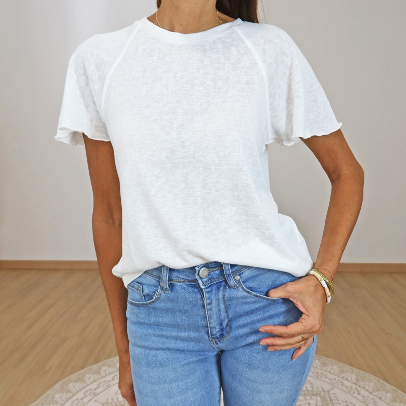 T-shirt Cooky écru  Tifosi