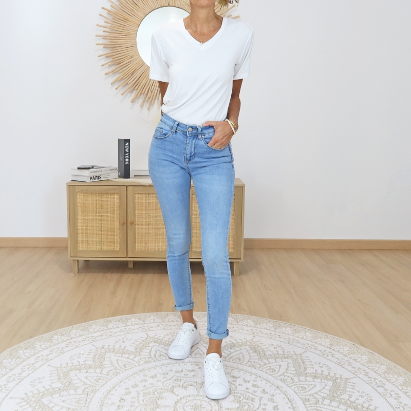 jean skinny femme silhouette affinee
