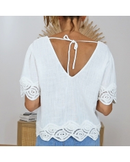 blouse blanche look chic femme