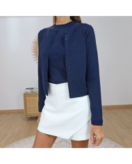 gilet barbie marine femme tiffosi