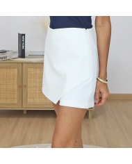 jupe short femme detail zip invisible
