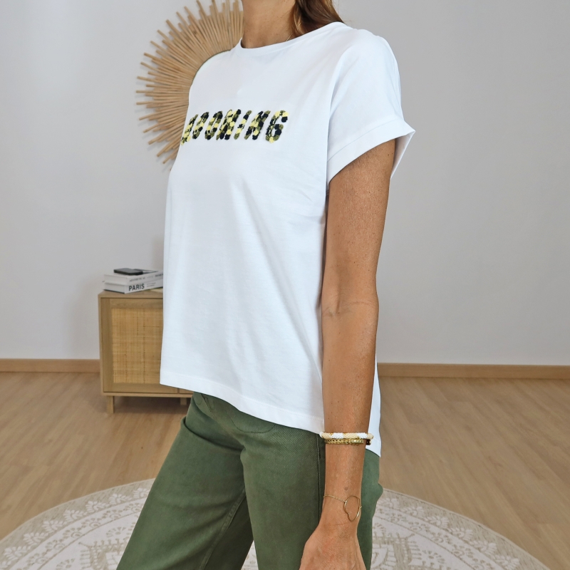 tshirt coton femme fluide