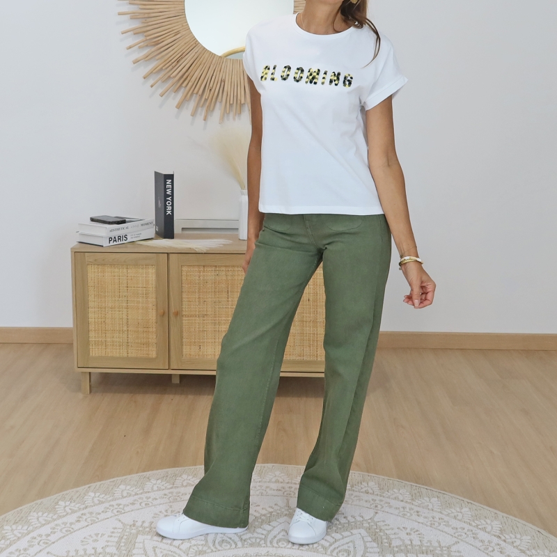 tshirt coton femme fluide