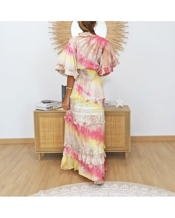 robe ete longue fluide femme
