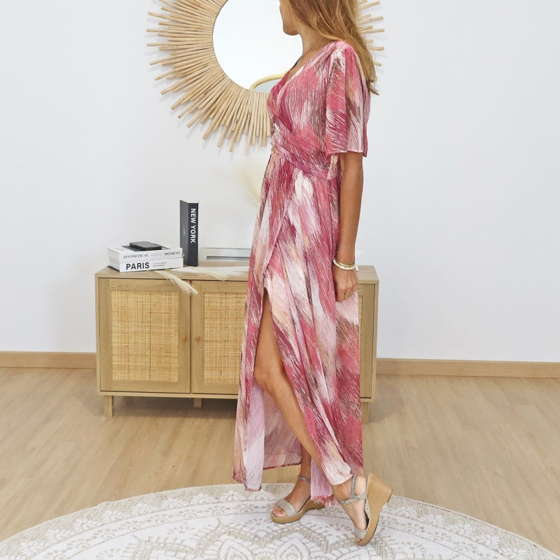 robe longue elegante fluide ete