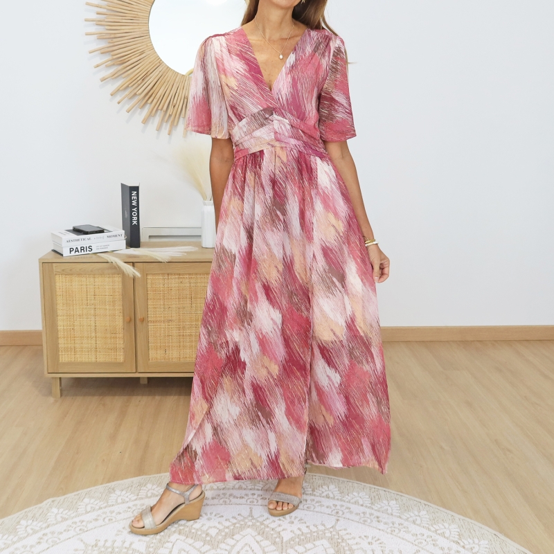 robe longue chic ete femme