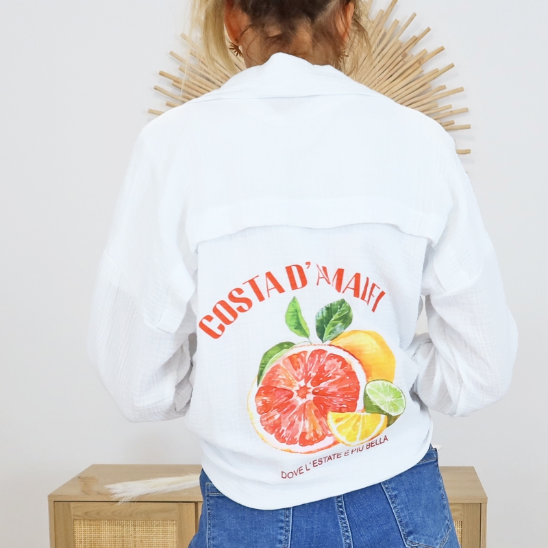 chemise femme coton leger ete