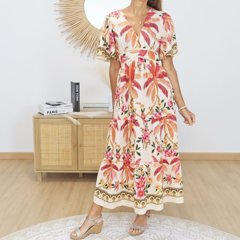 robe bohème femme fluide elegante