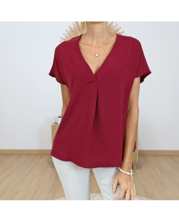Top Maxine Bordeaux Tiffosi