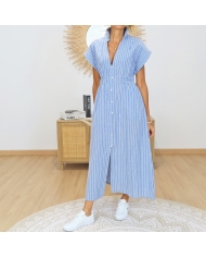 robe tiffosi camonila détail rayures