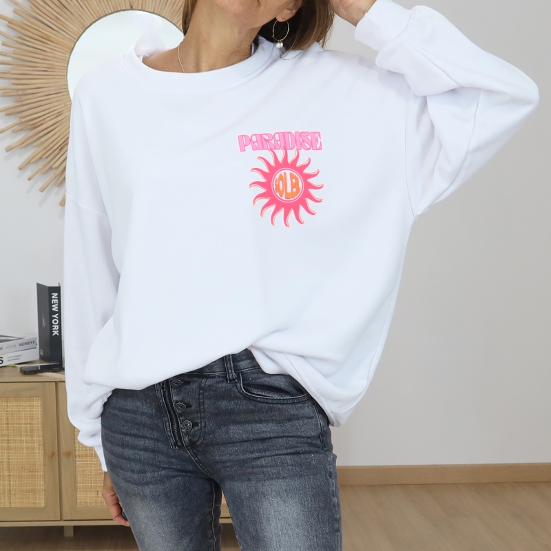 sweat paradise face poitrine