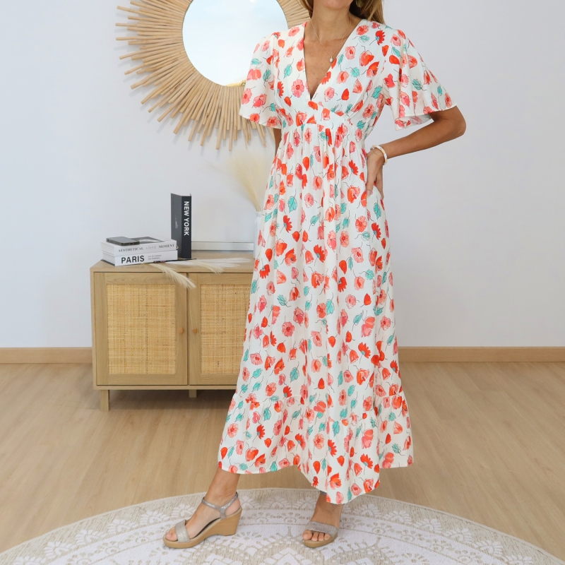 robe longue été lena look femme