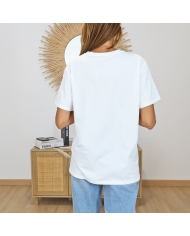 t-shirt clara coupe droite femme