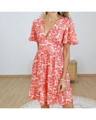 robe elea corail vue face