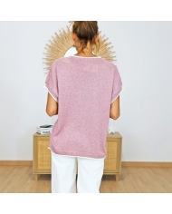 top col v sofia rose femme look