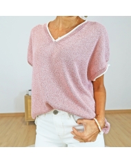 top maille scintillante sofia femme