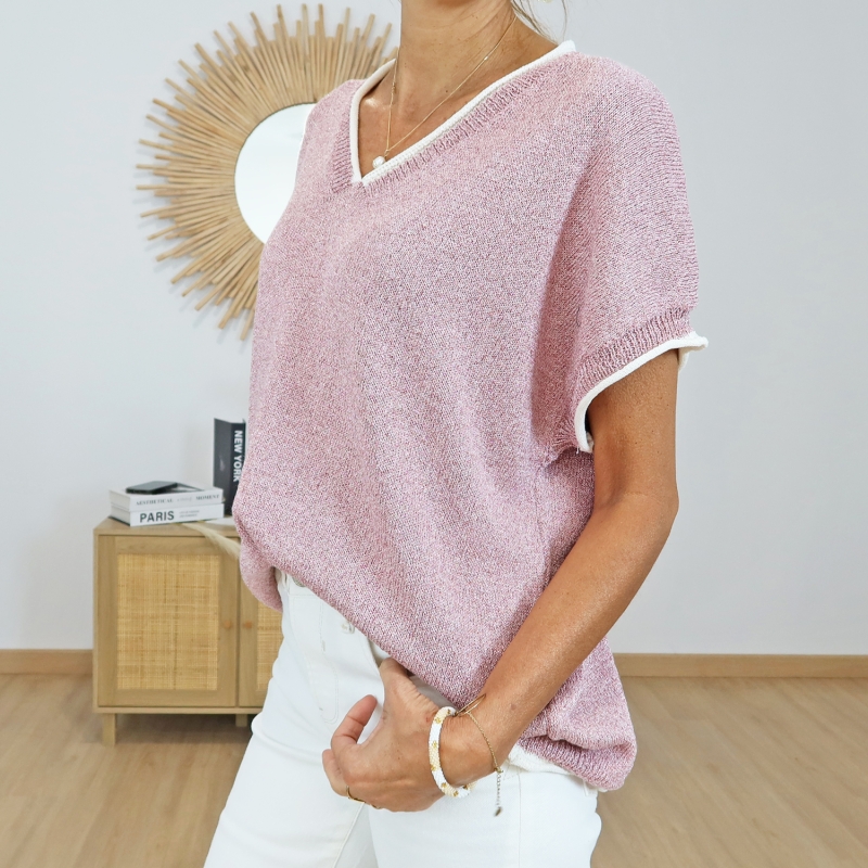 top maille italienne sofia femme