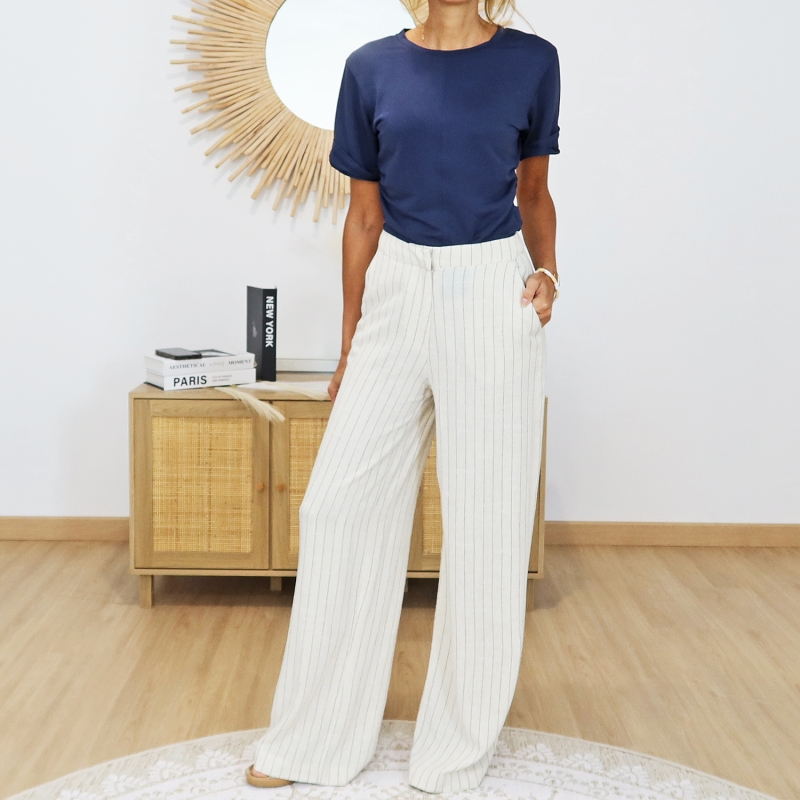 pantalon anita tiffosi coupe large