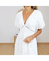 robe longue femme decollete v