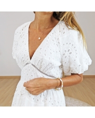 robe coton femme manches ballon