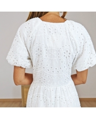 robe fluide blanche femme ete