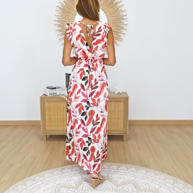 robe imprimee femme portee