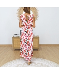 robe imprimee femme portee