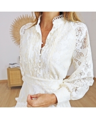 robe ceremonie femme manches longues