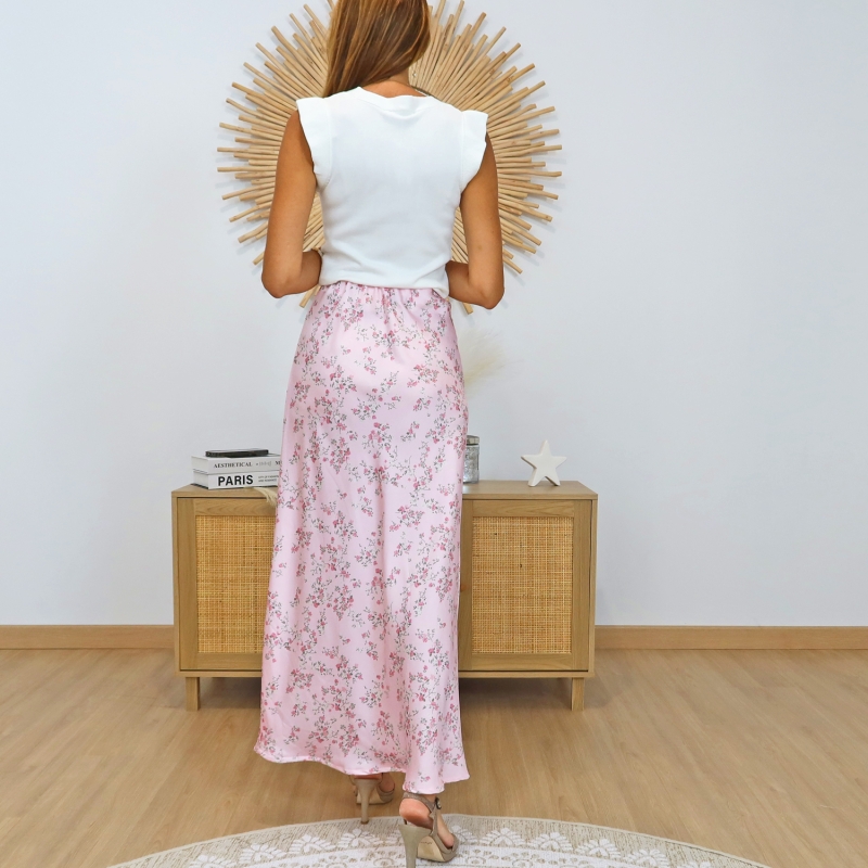 jupe femme taille élastique fluide