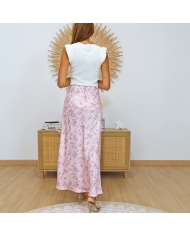 jupe femme taille élastique fluide