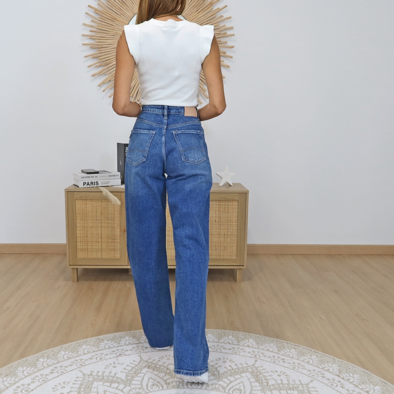 jean wide leg femme silhouette élancée